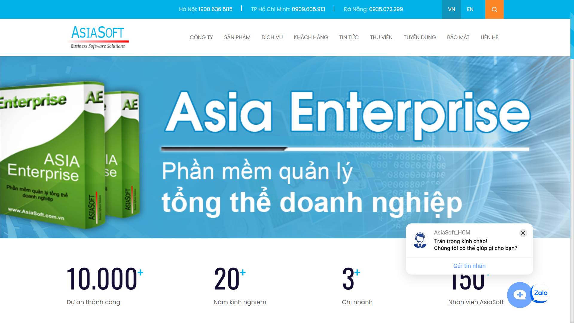 Trang chủ công ty phần mềm kế toán Asiasoft