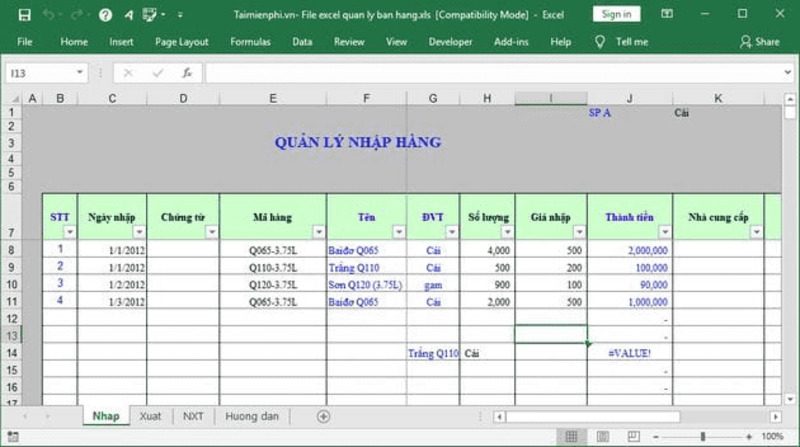 Ưu điểm của phần mềm kế toán Excel là gì?