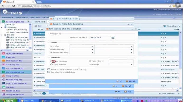 Phần mềm kế toán Accnet Miễn phí