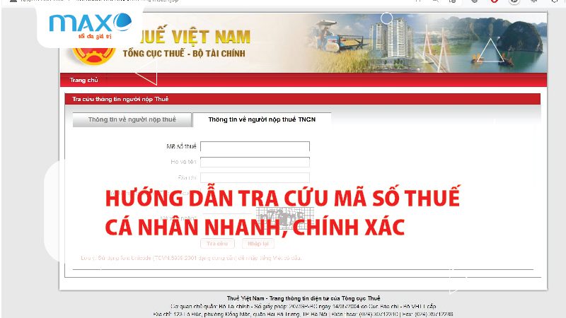 Hướng dẫn tra cứu mã số thuế cá nhân nhanh, chính xác
