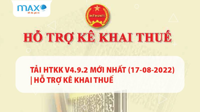Tải HTKK V4.9.2 Mới Nhất (17-08-2022) | Hỗ Trợ Kê Khai Thuế