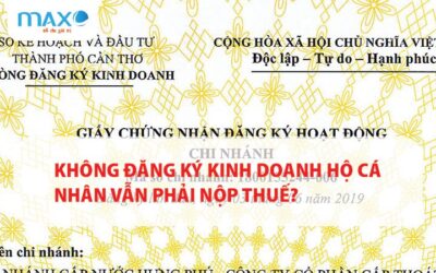 Không đăng ký kinh doanh Hộ Cá Nhân vẫn phải nộp thuế?