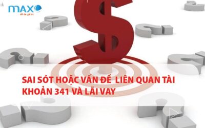 Sai sót hoặc vấn đề thường gặp liên quan tài khoản 341 và lãi vay