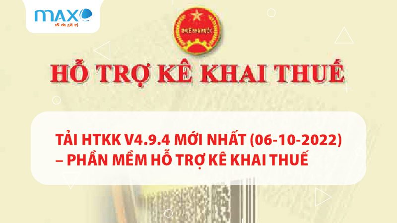 TẢI HTKK V4.9.4 MỚI NHẤT (06-10-2022) – PHẦN MỀM HỖ TRỢ KÊ KHAI THUẾ