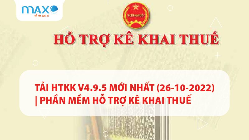 Download HTKK V4.9.5 | Phần Mềm Hỗ Trợ Kê Khai Thuế Mới Nhất