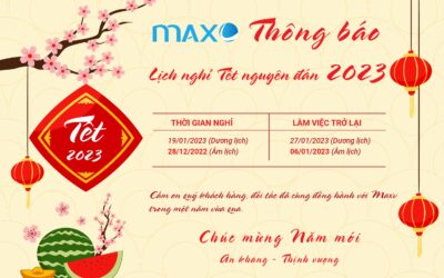 MAXV THÔNG BÁO LỊCH NGHỈ TẾT NGUYÊN ĐÁN 2023