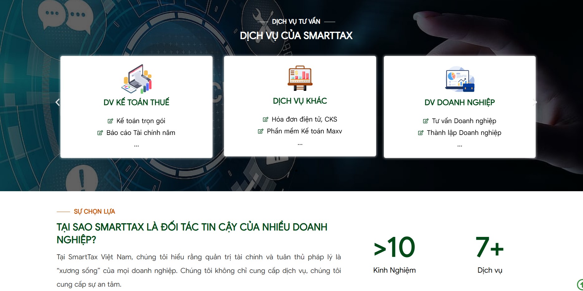 SmartTax Việt Nam Tư vấn Tài chính & Công nghệ Chuyên nghiệp 02