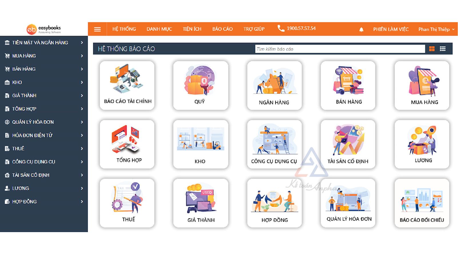 Phần mềm kế toán online 02