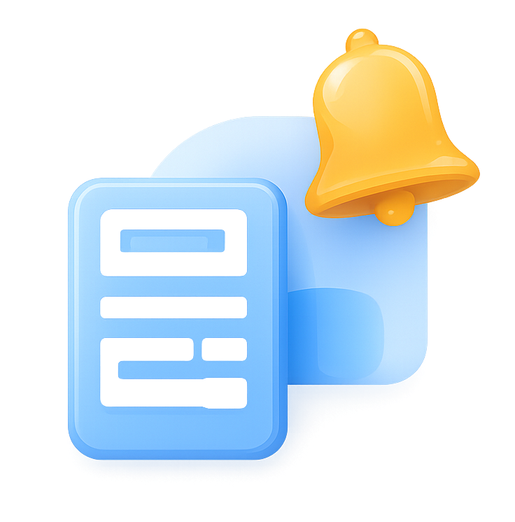 Icon thông báo tin tức