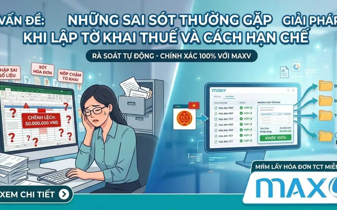 Những sai sót thường gặp khi lập tờ khai thuế và cách hạn chế