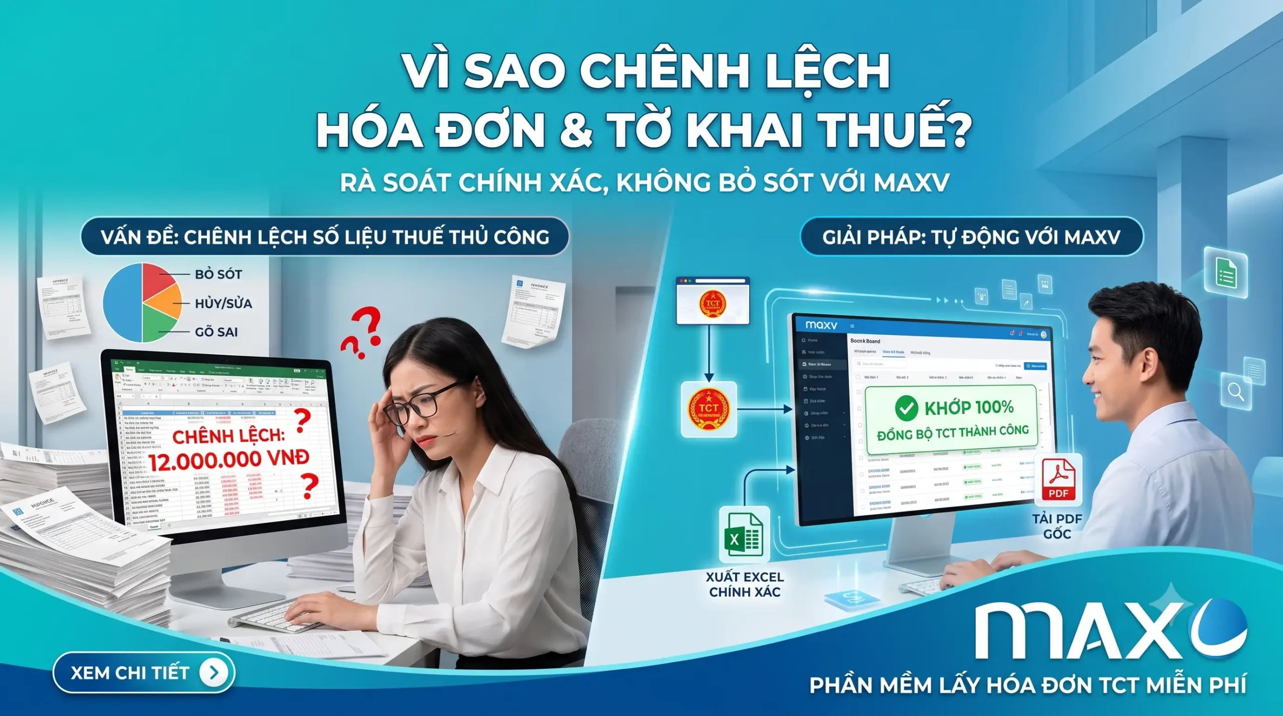 Vì sao số liệu hóa đơn và tờ khai thuế có thể bị chênh lệch?